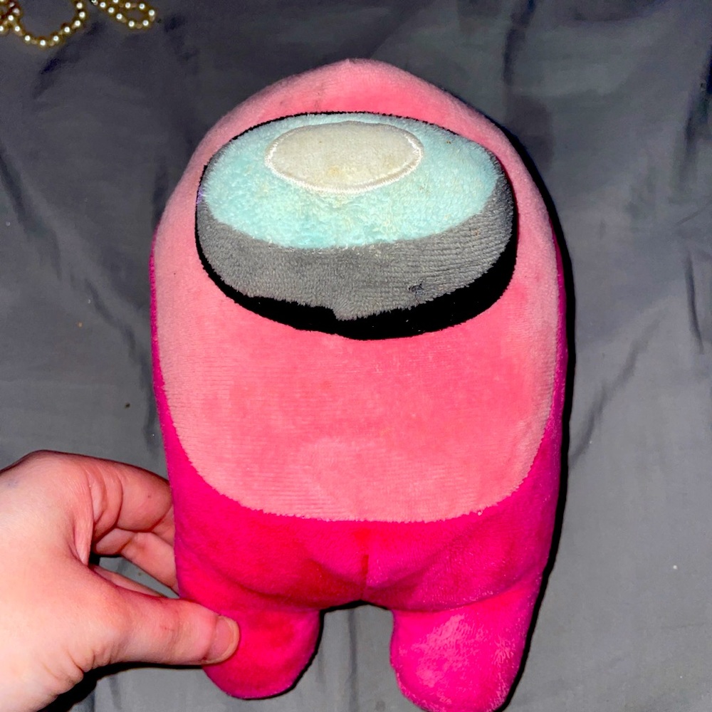 Pink Among us plushie